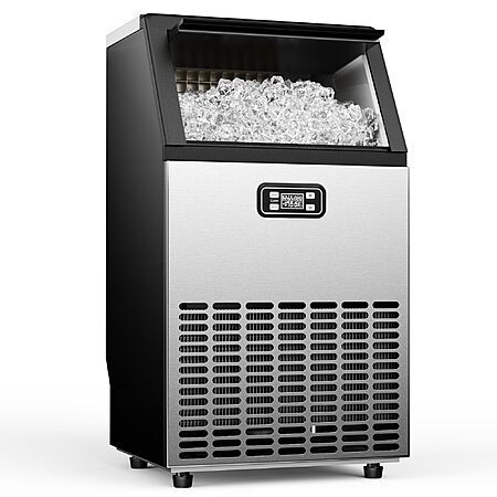 Feelfunn Commercial Ice Maker Machine, 150 LBS/24H, 33lbs Storage Capacity $287.99