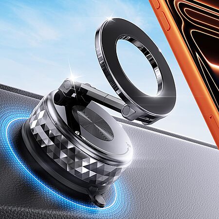Meifigno Fits 360° Rotating Magsafe Car Mount for Tesla $11.99