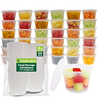50-ct 16-oz Freshware Polypropylene Food Storage Containers $13.99 @ Amazon