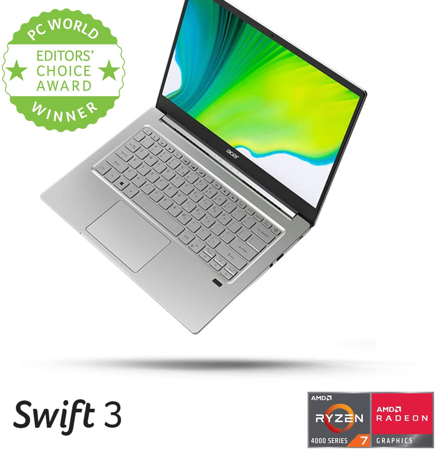 Acer Swift 3 , 14&amp;amp;quot; Full HD IPS, AMD Ryzen 7 4700U, 8GB LPDDR4, 512GB NVMe, 2.65lb - $650