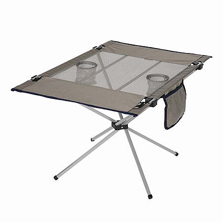 Ozark Trail Portable High-Tension Travel Table, Open Size 20.5 in x 31. ...