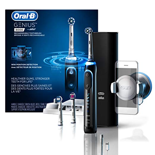 Oral-B Genius Pro 8000 Electronic Power Rechargeable Battery Electric Toothbrush with Bluetooth Connectivity, as low as $64.94
