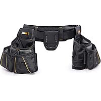 ToughBuilt Carpenter Tool Belt with Pockets and 2 Hammer Holders (TB-303-4) $35 + Free Shipping w/ Prime