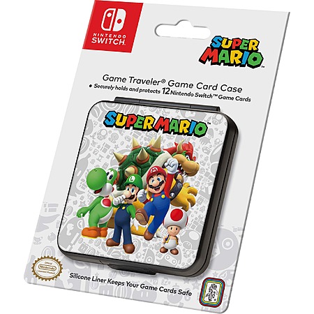 RDS Industries: Nintendo Switch 12-Slot Game Traveler Card Case (Super Mario) $5 + Free S/H