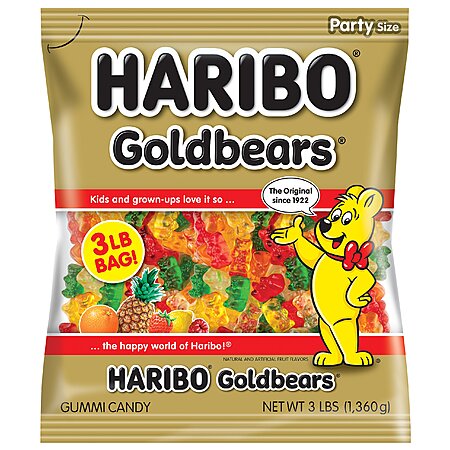 4-Pack 3-Lbs Haribo Goldbears Candy: Gummy Bears $16.97 + Free Shipping w/ Prime or on $35+