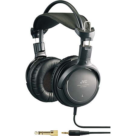 JVC HARX900 High-Grade Full-Size Headphones (Black) $28.41 + Free S&H w/ Walmart+ or on $35+