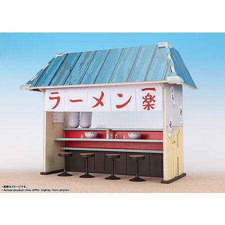 S.H.Figuarts Naruto Ichiraku Ramen Set: Action Figure Accessori E Ciotola Ramen Ufficiale Bandai