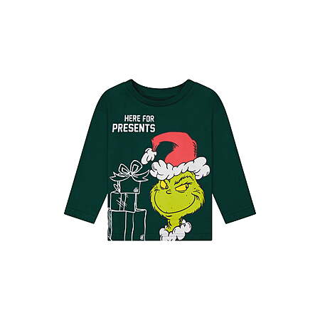 Dr. Seuss The Grinch Toddler Long Sleeve Tee Shirt (12m-5T, Various) $3 