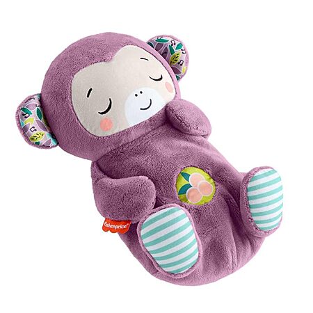 Fisher-Price Baby Toy Soothe ‘n Snuggle Purple Monkey Plush Portable Sound Machine w/ Breathing Motion & Lights $16.61 + Free Shipping w/ Prime or on $35+