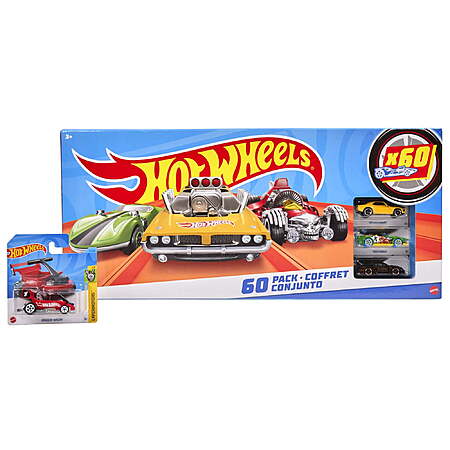 60-Count Hot Wheels Die-Cast Cars & Trucks (Styles May Vary) $46.75 + Free Shipping