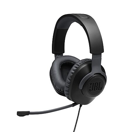 JBL Quantum 100 Wired Over-Ear Gaming Headphones (Black) $20 + Free Shipping w/ Prime or on $35+