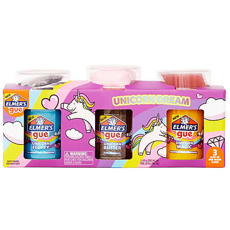 3-Count Elmer’s Gue Premade Slime Unicorn Dream Kit $4.04 + Free S&H w/ Walmart+ or on $35+