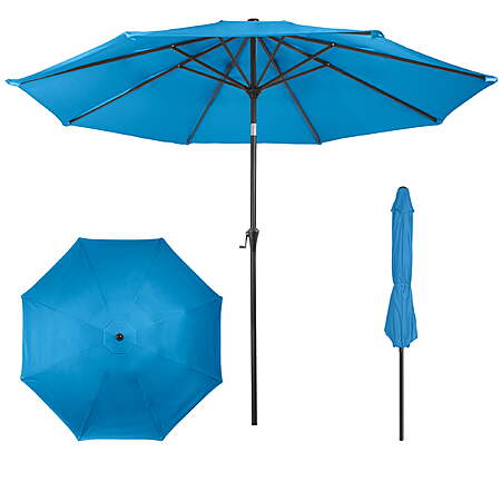 9' Villacera Aluminum Patio Umbrella w/ Auto Tilt (2 colors)