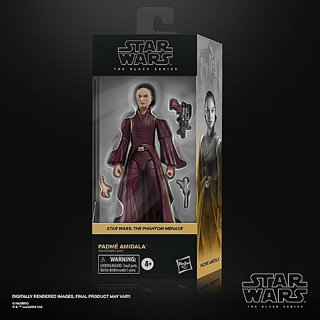 Star Wars The Black Series Padmé Amidala 6" Action Figure w/ 2 Blasters $16.99 or Less + Free Shipping w/ Prime or on $35+