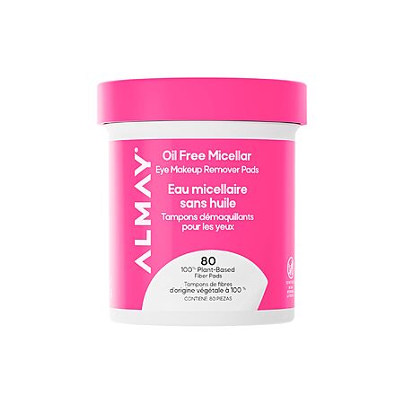 80-Count Almay Oil-Free Micellar Eye Makeup Remover Pads $2.60 w/ S&S + Free Shipping w/ Prime or on $35+