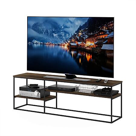 70" Furinno Moretti Modern Lifestyle Metal Frame TV Stand (Columbia Walnut) $53.30 + Free Shipping