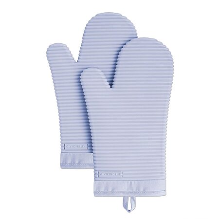 2-Piece KitchenAid Ribbed Soft Silicone Oven Mitt Set (Lavender Cream or Pistachio) $10.99 + Free Shipping w/ Prime or on $35+