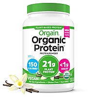 203lbs Orgain Organic Vegan Protein Powder (Vanilla Bean) $21.68