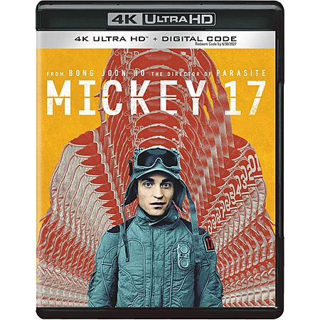 Mickey 17 (4K Ultra HD) for $16.99