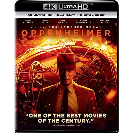 57% Off Oppenheimer 4K UHD!