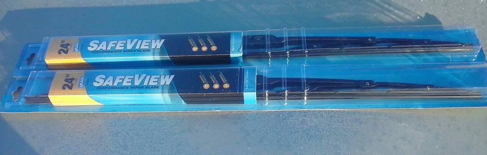 Splash Safeview Wiper Blades, 18" - 28", 10 sizes.  $3.97ea less $3.97 rebate = FREE AR, Menards BM.  Limit of 8. $0.01