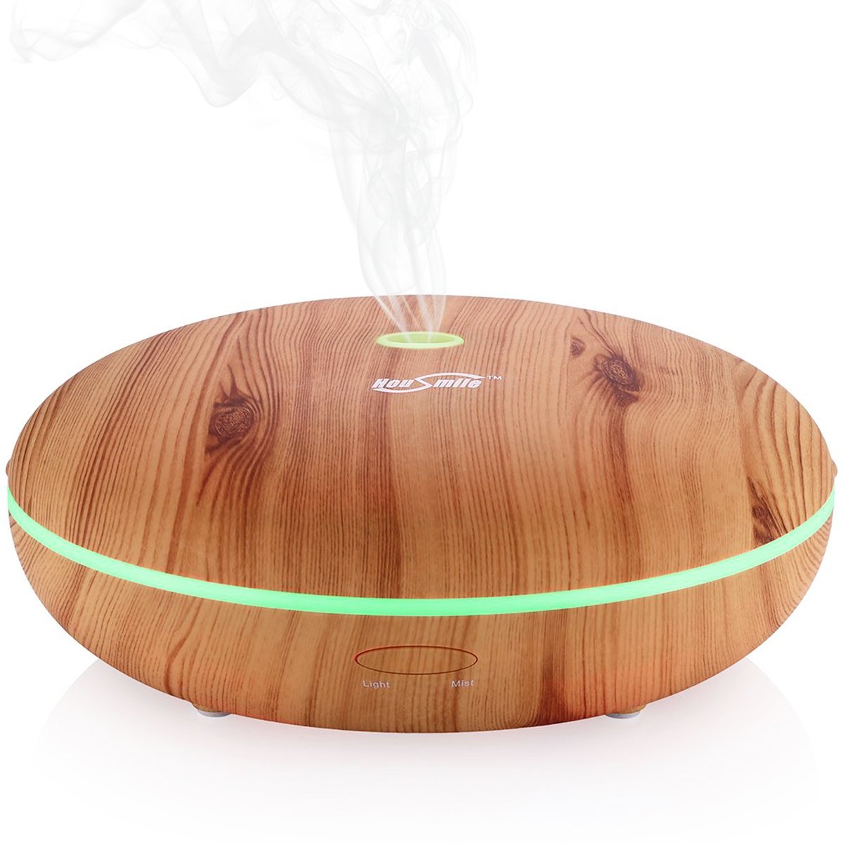 Housmile Essential Oil Diffuser 350ml Wood Grain Cool Mist Aromatherapy $11.99