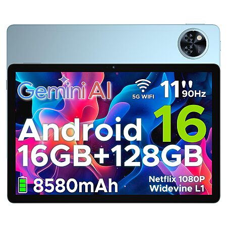 DOOGEE U11 Android 16 Tablet,11 Inch Tablet with Gemini AI,16GB+128GB ...
