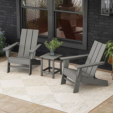 3-Piece Polywood Grant Park Adirondack Chairs Set (2x Chairs, 1x End Table) from $265.30 + Free Shipping