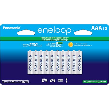 38% Off Eneloop AAA Batteries 10-Pack