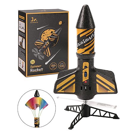 Rocket Launcher For Kids With Parachute LED Light, Flight