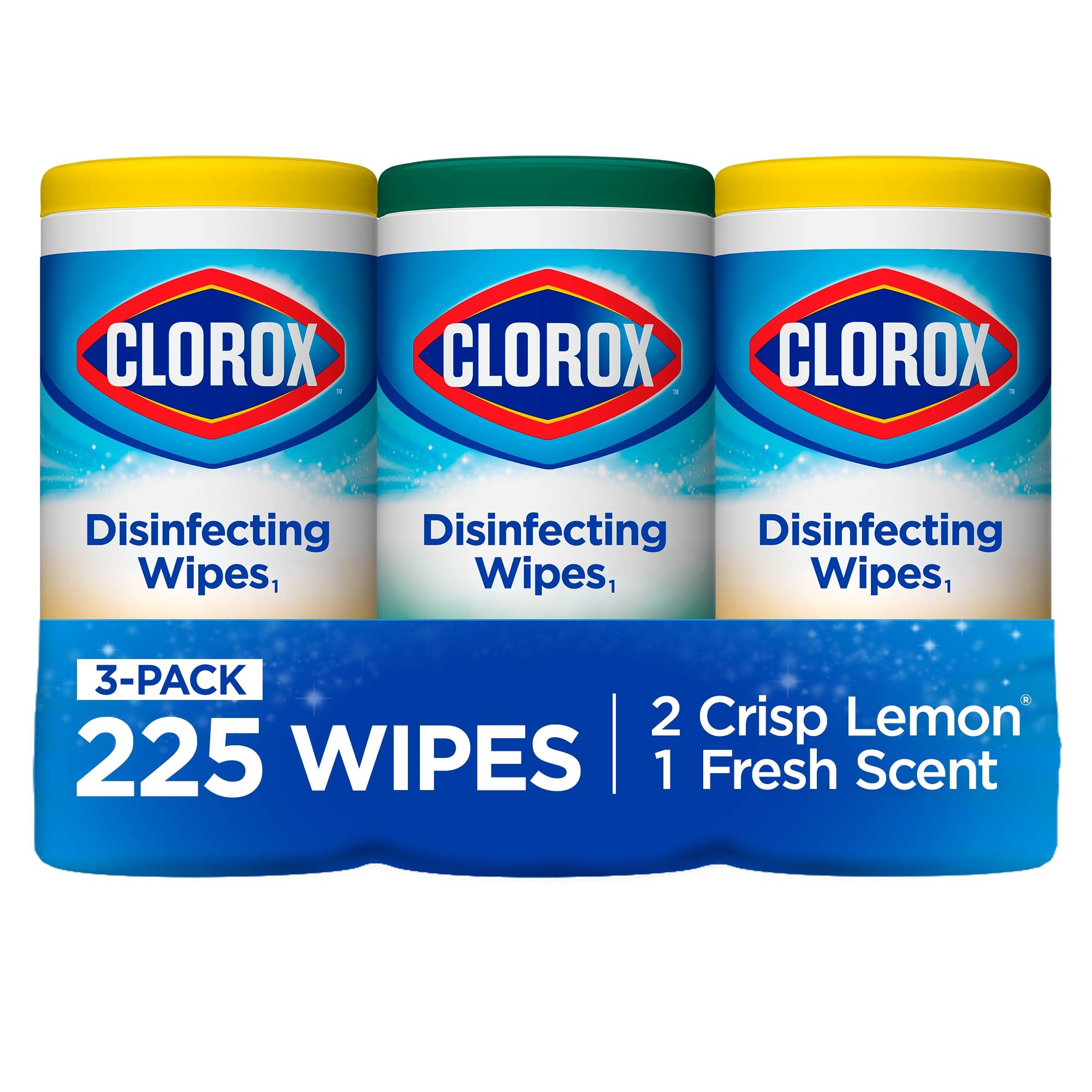 3-Pack 75-Count Clorox Disinfecting Wipes (Crisp Lemon and Fresh Scent) $9.94 at Walmart *In Stock*