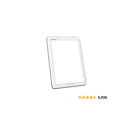 Verilux® HappyLight® Luxe - Lámpara LED de terapia sin rayos UV, luz