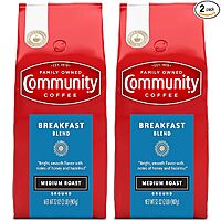 2-Pack 32-Oz (4 Pounds Total) Community Coffee Breakfast Blend Ground Coffee Medium Roast $14.23 WIth Subscribe and Save