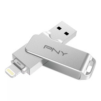 Refurbished PNY 64GB DUO LINK Apple iOS iPhone / iPad Compatible USB 3.2 Dual Flash Drive With Lightning Connector + Free Shipping $7.00