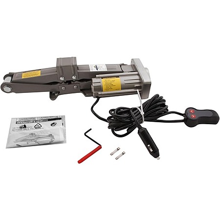 Pilot Automotive 12V Plug-In Portable Scissors Jack 2000 Lb. Capacity ...