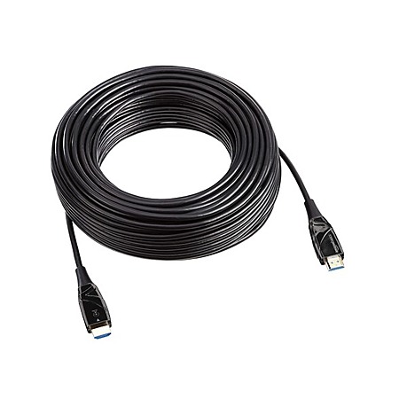 Amazon Basics 100 Foot HDMI Fiber Optic Cable 18Gbps High-Speed 4K@60Hz Ethernet Ready, Black + Free Shipping w/ Prime $14.99