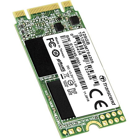 Transcend MTS430S SATA III M.2 2242 Internal SSD 128GB, 3D NAND with DRAM Cache B+M Key + Free Shipping $17.48