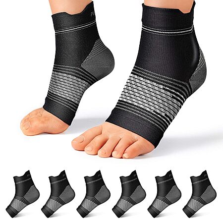 6 Pairs Plantar Fasciitis Socks for Men & Women, Ankle Brace ...