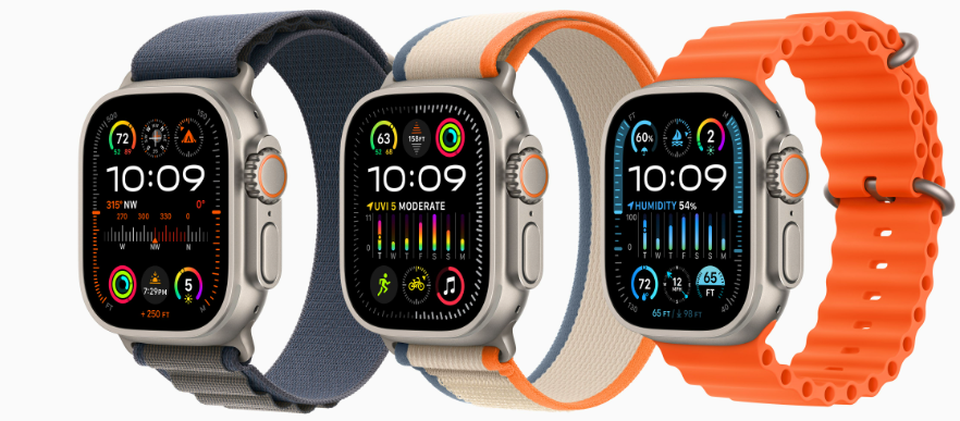 Excellent Refurbished 49mm Apple Watch Ultra 2 GPS Cellular Smartwatch w Rugged Titanium Case Various Colors 575 Free Shipping