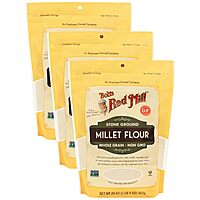 3-Pack 28-Ounce Bob's Red Mill Stone Ground Millet Flour $12.24 & More + Free Shipping w/ Prime or on $35+