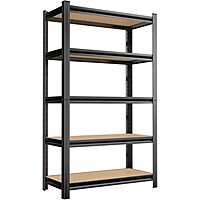 72" x 36" x 16" Notmise Heavy Duty 5-Tier Metal Garage Shelving Unit $59.99 & More + Free Shipping