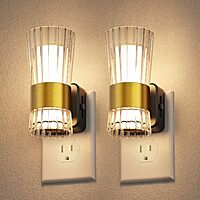 2-Pack L LOHAS 3000K-5000K LED Automatic Dusk to Dawn Adjustable Wall Plug Night Lights $13.19 + Free Shipping w/ Prime or on $35+