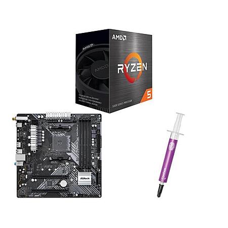 AMD Ryzen 5 5500 CPU + ASRock B450M/AC AM4 M-ATX Motherboard + Cooler Master CryoFuze Thermal Paste $129.59 + Free Shipping