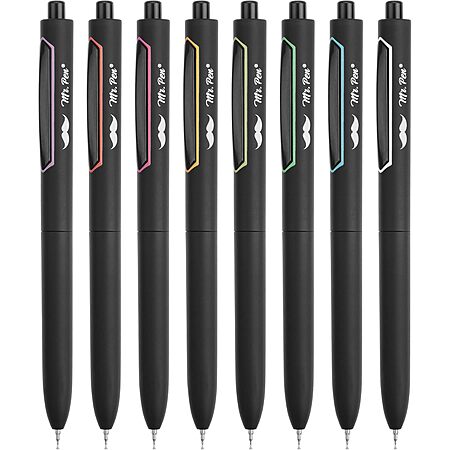 8-Pack 0.5mm Mr. Pen Retractable Gel Pens (Pastel Colors) $2.84 w/ S&S + Free Shipping w/ Prime or on $35+