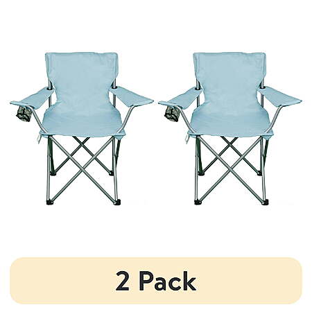2-Pack Ozark Trail Basic Quad Folding Camp Chair w/ Cup Holder (Various Colors) $13.92 ($6.96 each) + Free Shipping w/ Walmart+ or on $35+