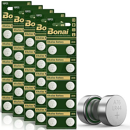 Bonai LR44 50-Pack for $5.49!