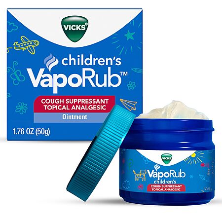 1.76-Ounce Vicks Children's VapoRub Topical Cough Suppressant and Analgesic 3 for $6.72 ($2.24 each) + Free Shipping w/ Prime or on $35+