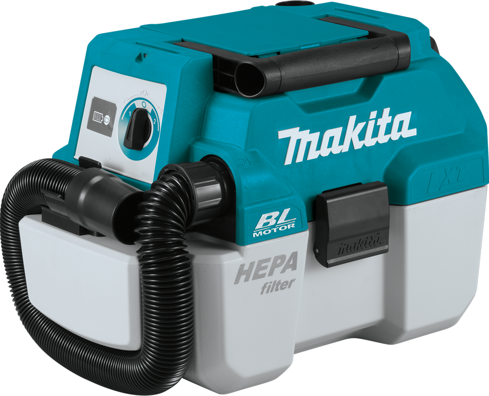 Makita XCV11Z 18V LXT Lithium-Ion Brushless Cordless 2 Gallon HEPA Filter Portable Wet/Dry Dust Extractor/Vacuum, Tool Only at Amazon.com - $134.84 after coupon