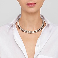 20% Off Entire Order: Adornia Radiance 14k Gold Plated Flat Curb CZ Chain Necklace $32