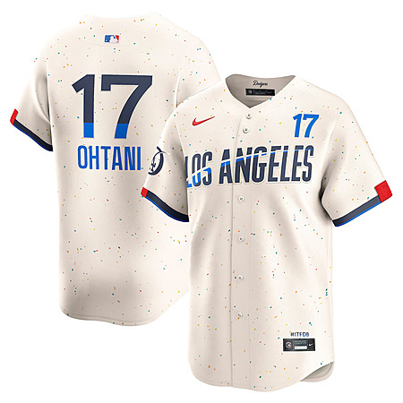 Shohei Ohtani Los Angeles Dodgers Nike City Connect Limited Jersey - Cream + Free Shipping $139.99